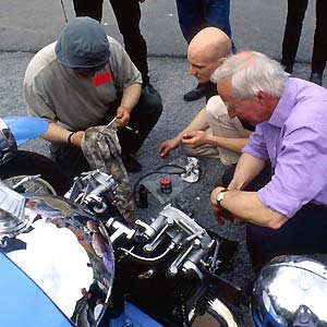 meeting 2002 of the German Morgan 3-wheeler Group