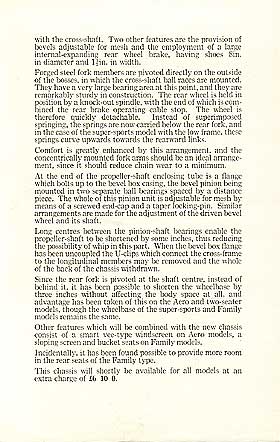 Information sheet: A New Morgan Chassis