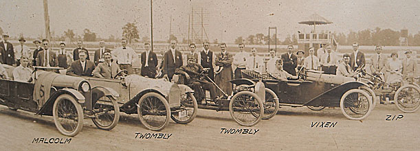 1st cyclecar race in Detroit, USA